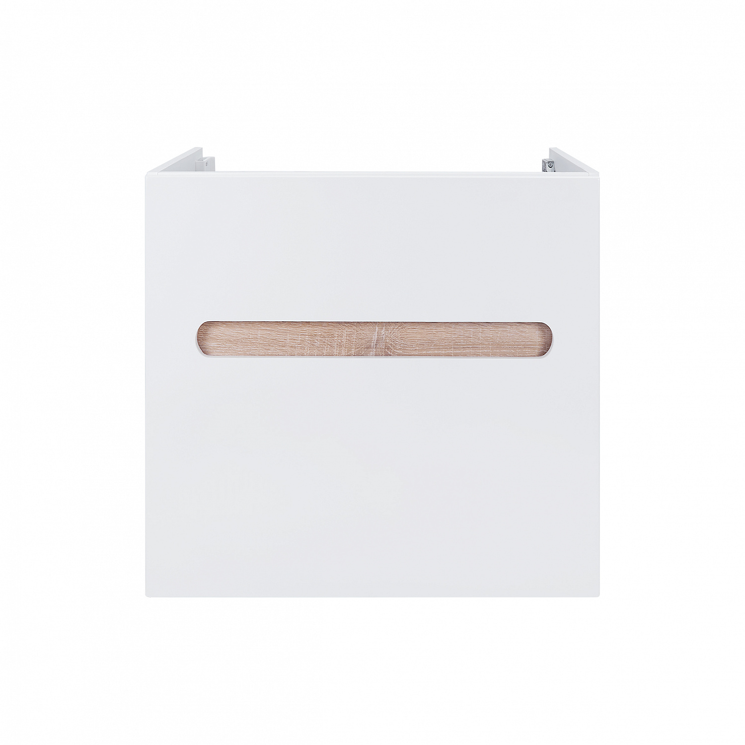 Тумба підвісна Qtap Virgo 600х580х437 White/Whitish oak QT1874TPА601W