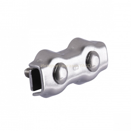 Затискач для тросу нерж. 4 мм, подвійний в інтернет-магазині Yago