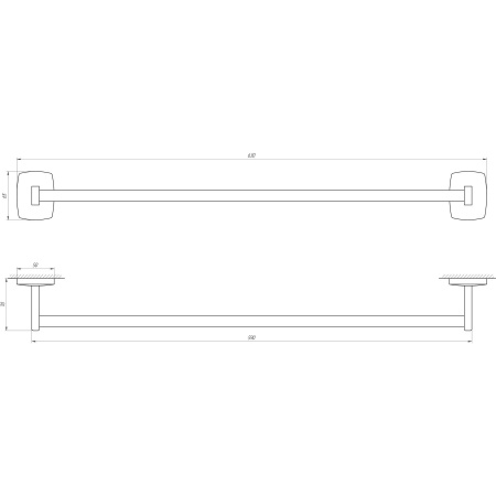 Тримач рушників Perfect Sanitary Appliances RM 1002-60