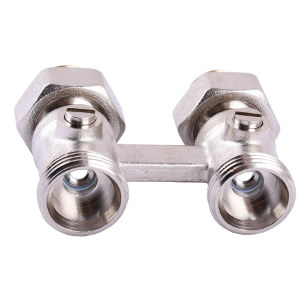 Вузол нижнього підключення панельного радіатора SOLOMON NV 5103 прямий кульовий 3/4″ в інтернет-магазині Yago