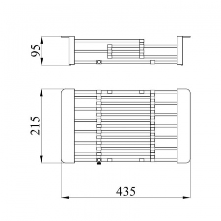 Кошик для мийки Lidz K01B
