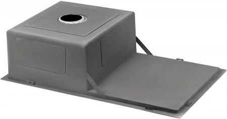 Мийка для кухні інтегрована Lidz Handmade H7850 Brushed Steel 3,0/0,8 мм