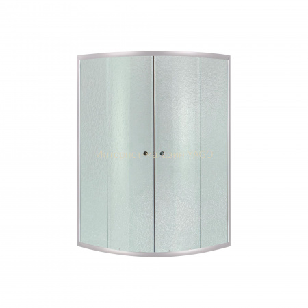 Душова кабіна Lidz Latwa SC80x80.SAT.HIGH.FR, скло Frost 4 мм без піддона