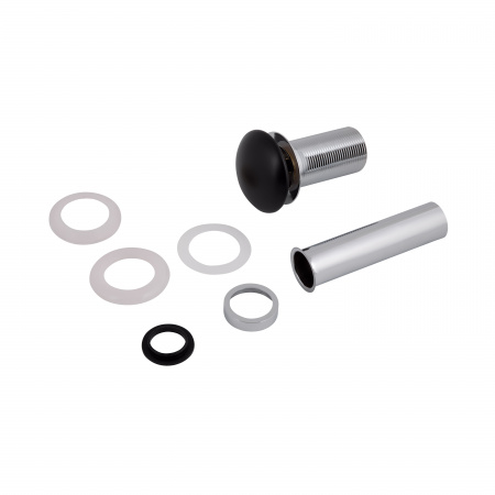 Донний клапан для раковини Qtap PU03 225х70х70 Matt black