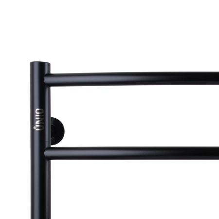 Рушникосушарка UNIO LD W 500-500-5 BLK Драбинка Дуга вода чорна в інтернет-магазині Yago