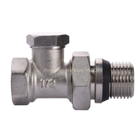 Кран радіаторний прямий ECO Technology ECO5108 1/2″ під ключ з ущільнювачем в інтернет-магазині Yago