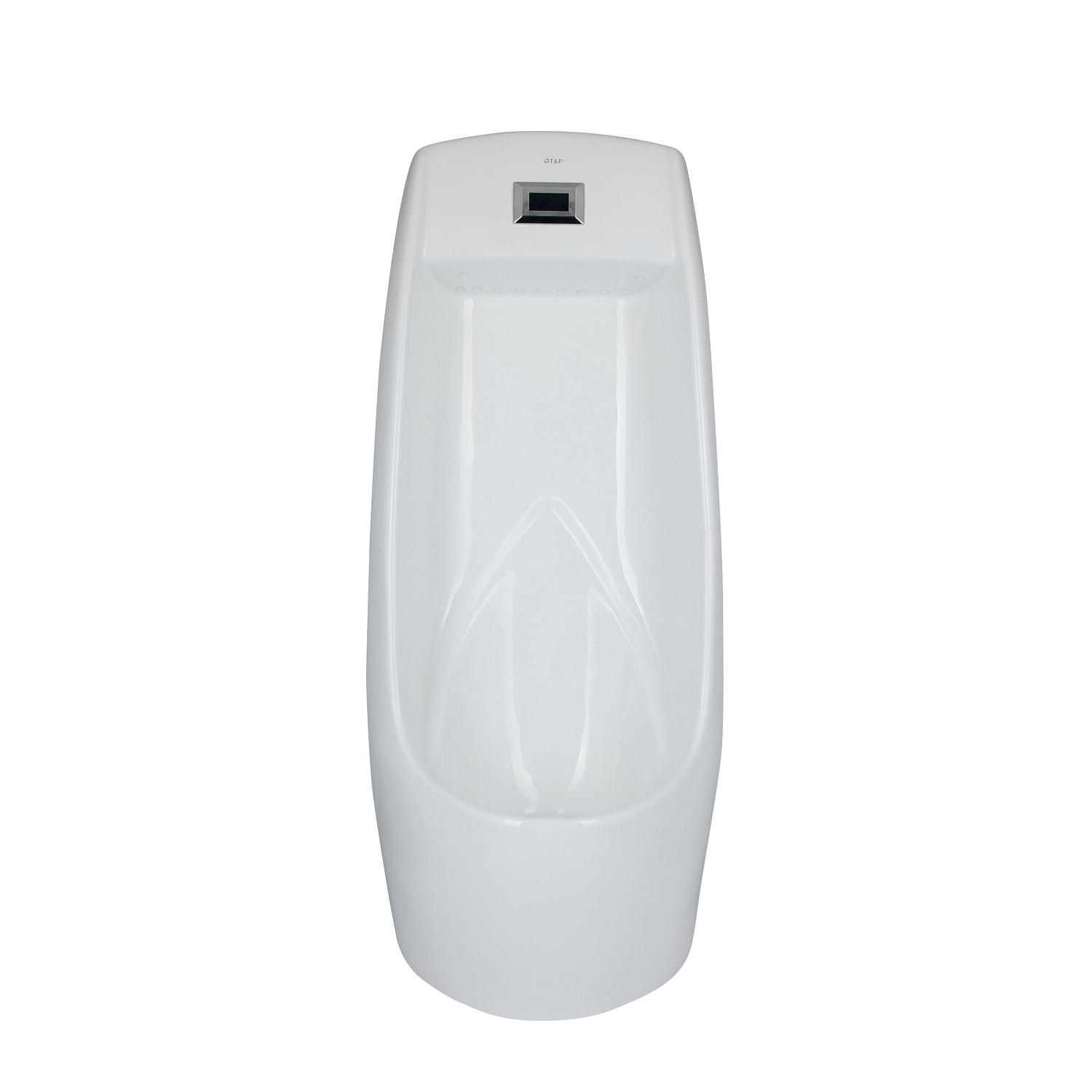 Пісуар підлоговий Qtap Scorpio з ІЧ-датчиком автоматичного змиву 430х370х990 White QT1488101HW