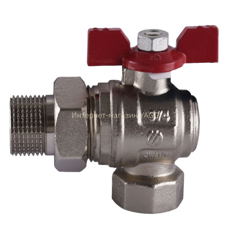 Кран кульовий ARCO 3/4″ SENA 154304 кутовий з американкою в інтернет-магазині Yago