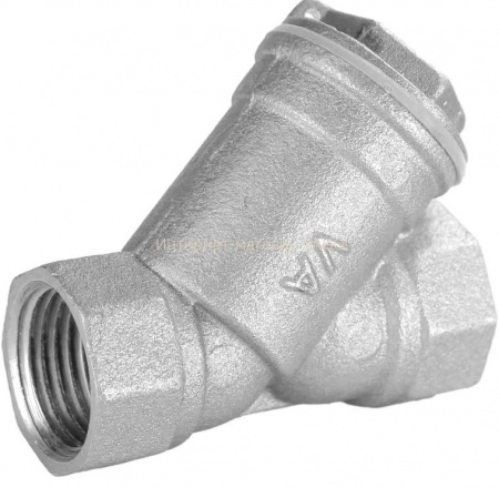 Фільтр грубої очистки нікельований 1/2″ВР х 1/2″ВР ливарний Б3301А(нк) VA в інтернет-магазині Yago