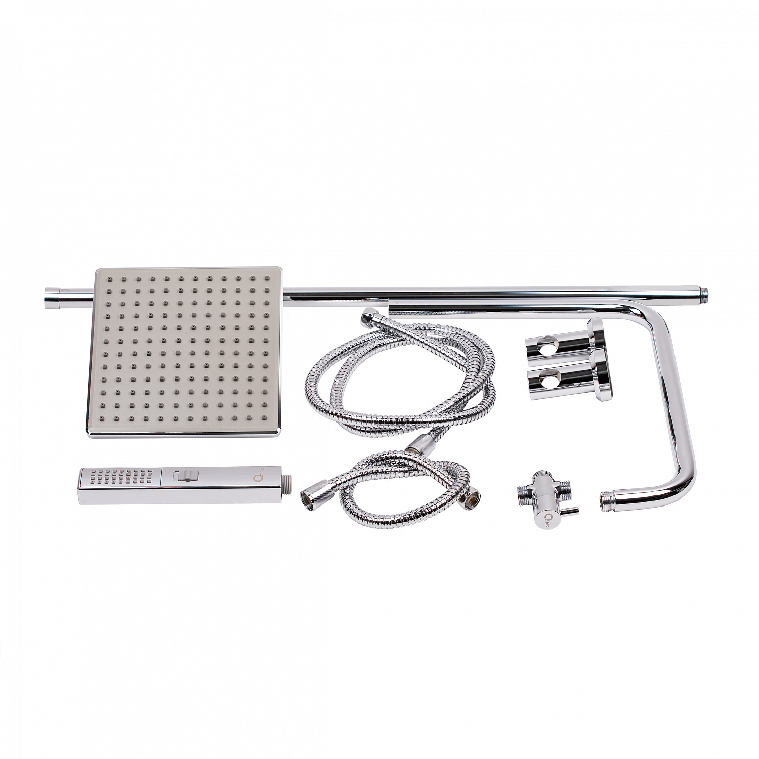 Набір Qtap 2 в 1 Tern для душа з душевою стійкою (QTTER4061102C + QT1001CRM) хром