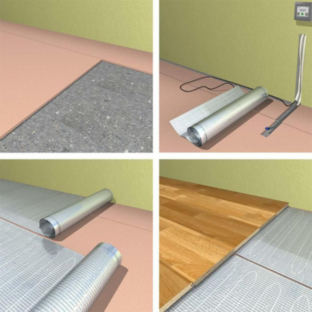 Алюмінієвий нагрівальний мат Fenix AL MAT 420-3.0