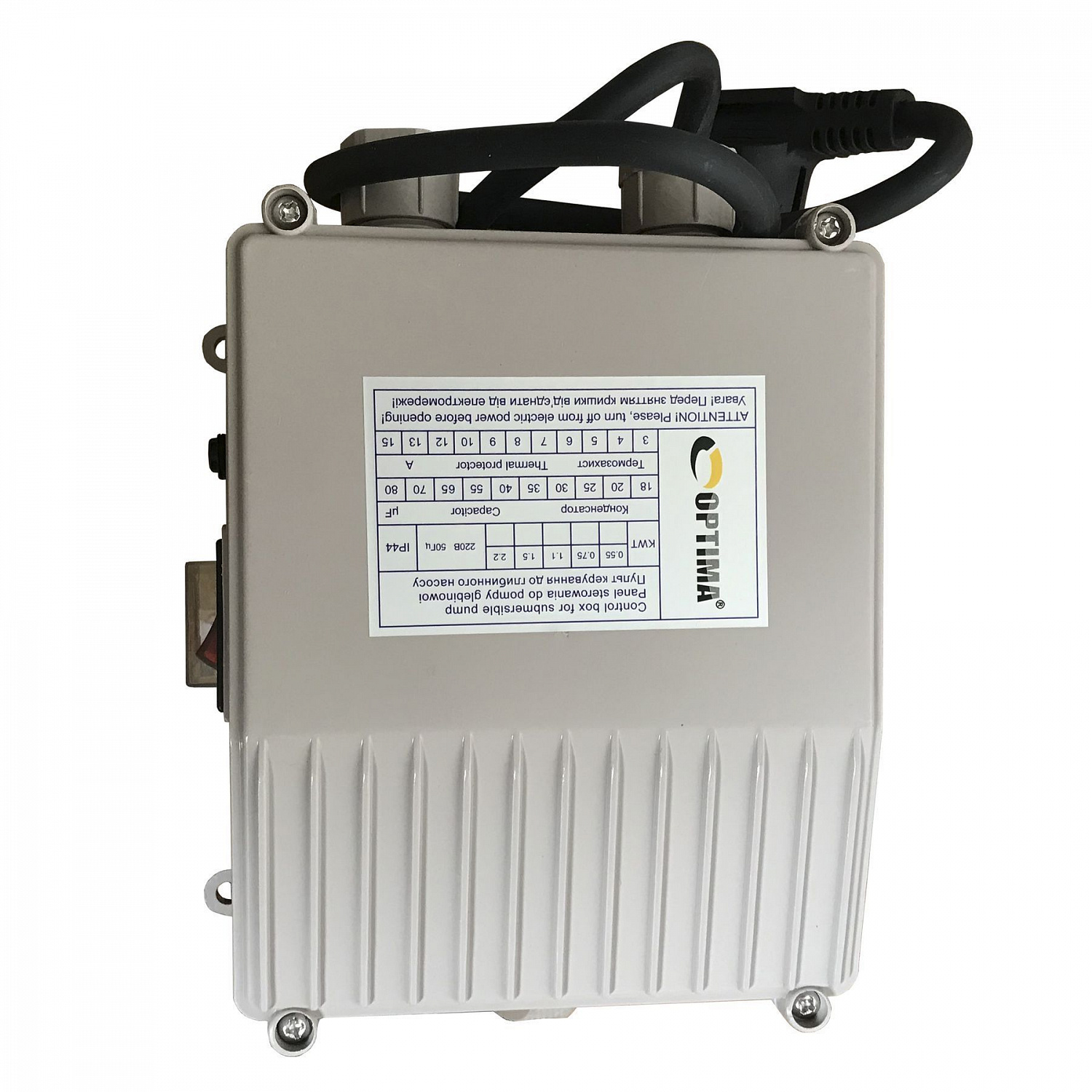 Насос свердловинний з підв, стійк, до піску OPTIMA 3,5SDm2/ 9  0,37 кВт  50м + пульт +кабель 15м NEW в інтернет-магазині Yago