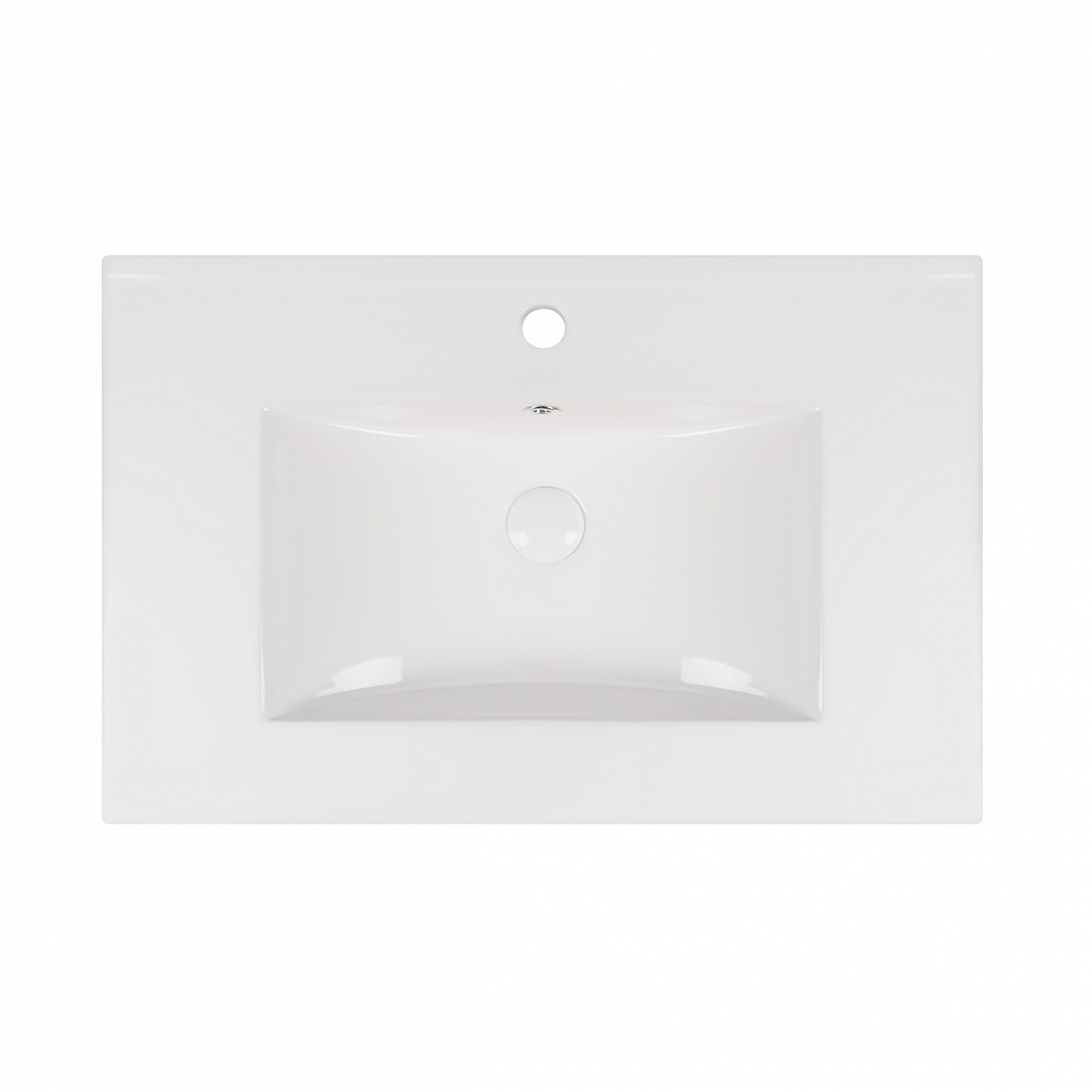 Комплект Qtap Taurus 700х580х437 White/Whitish oak тумба підвісна + раковина урізна QT2472TPT703WWO