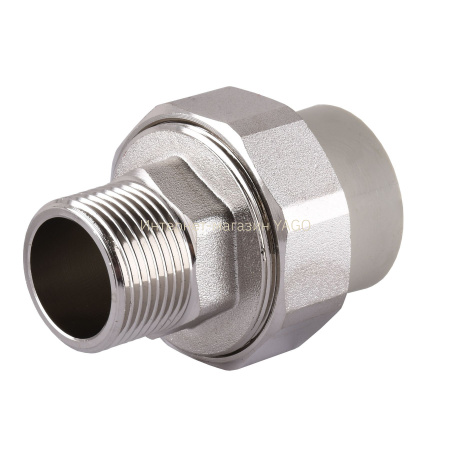 Муфта розбірна зовн. різьба (металева) PPR Vsplast 25х1/2″ 1018 в інтернет-магазині Yago