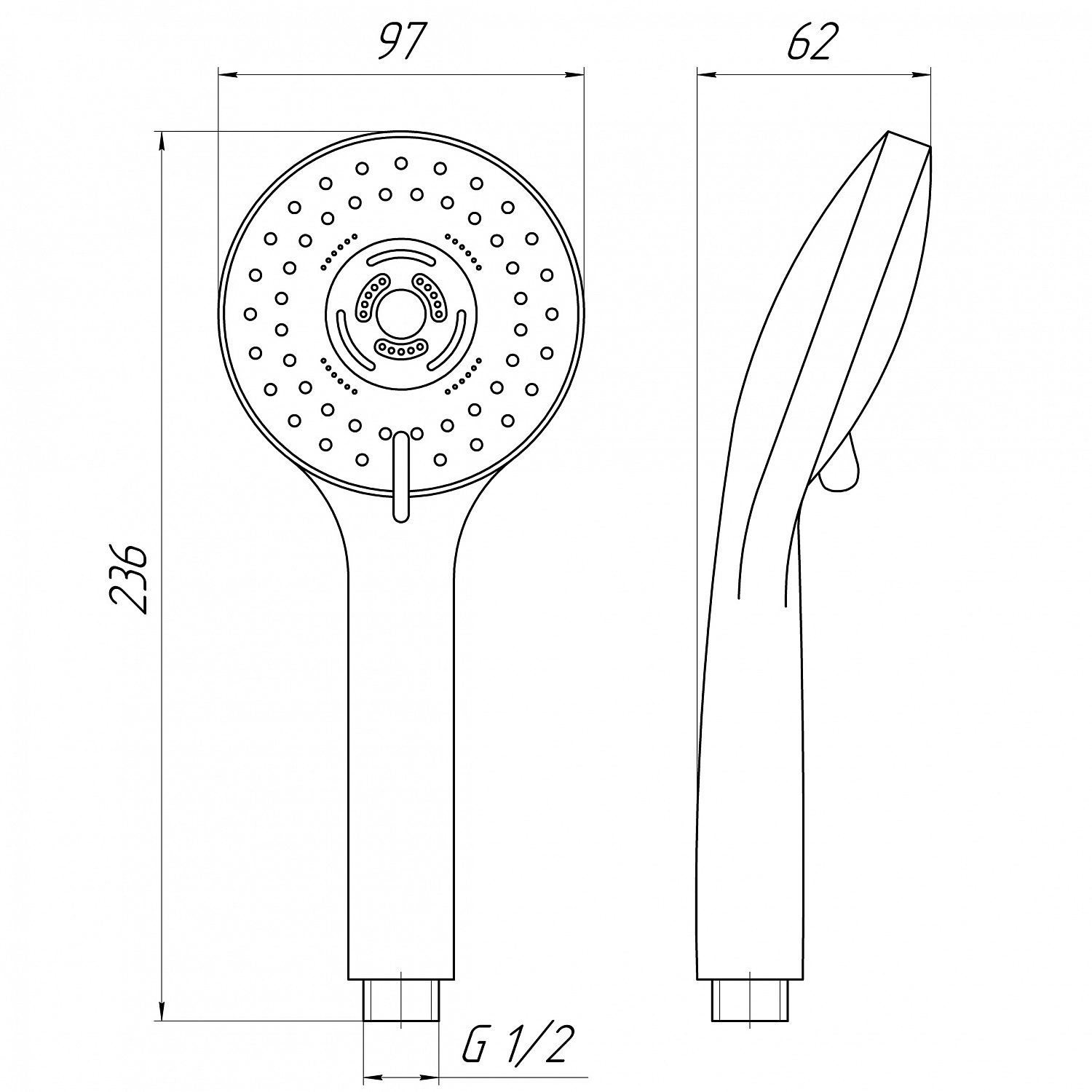 Душова лійка Globus Lux NSD-2011-LUX  Blister