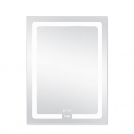 Дзеркало Lidz Kubis 600х800 з LED-підсвічуванням Touch, з антизапотіванням, з димером, рег. яскравості LD78LF9376080