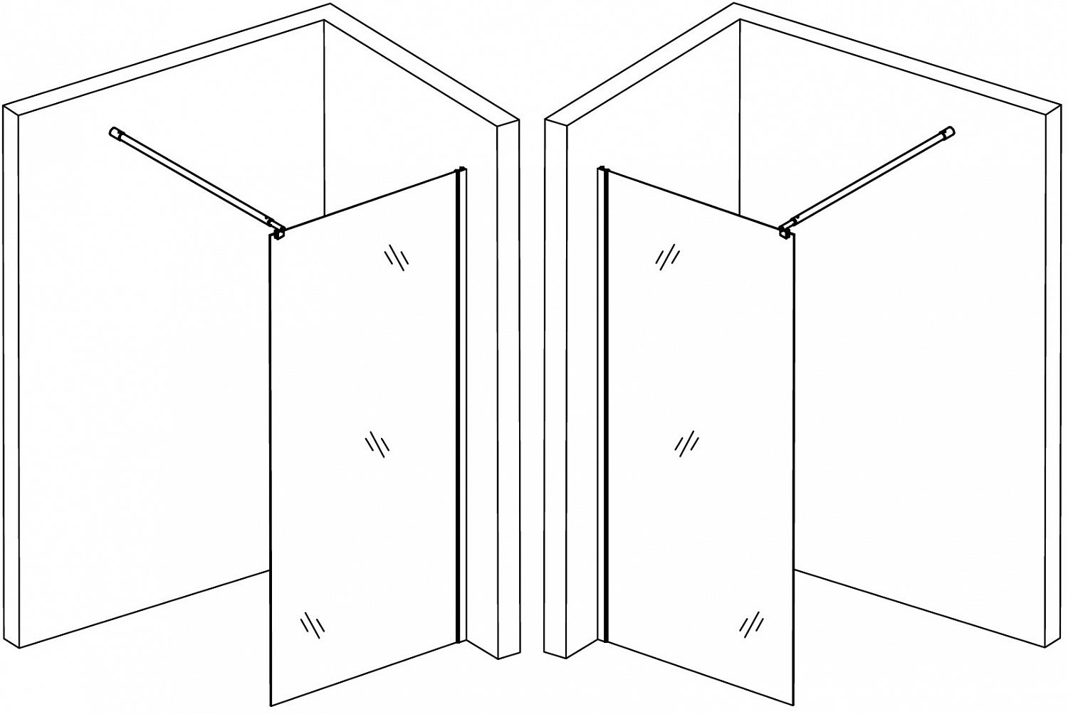 Душова перегородка BRAVO LEGA 110T (1уп.)