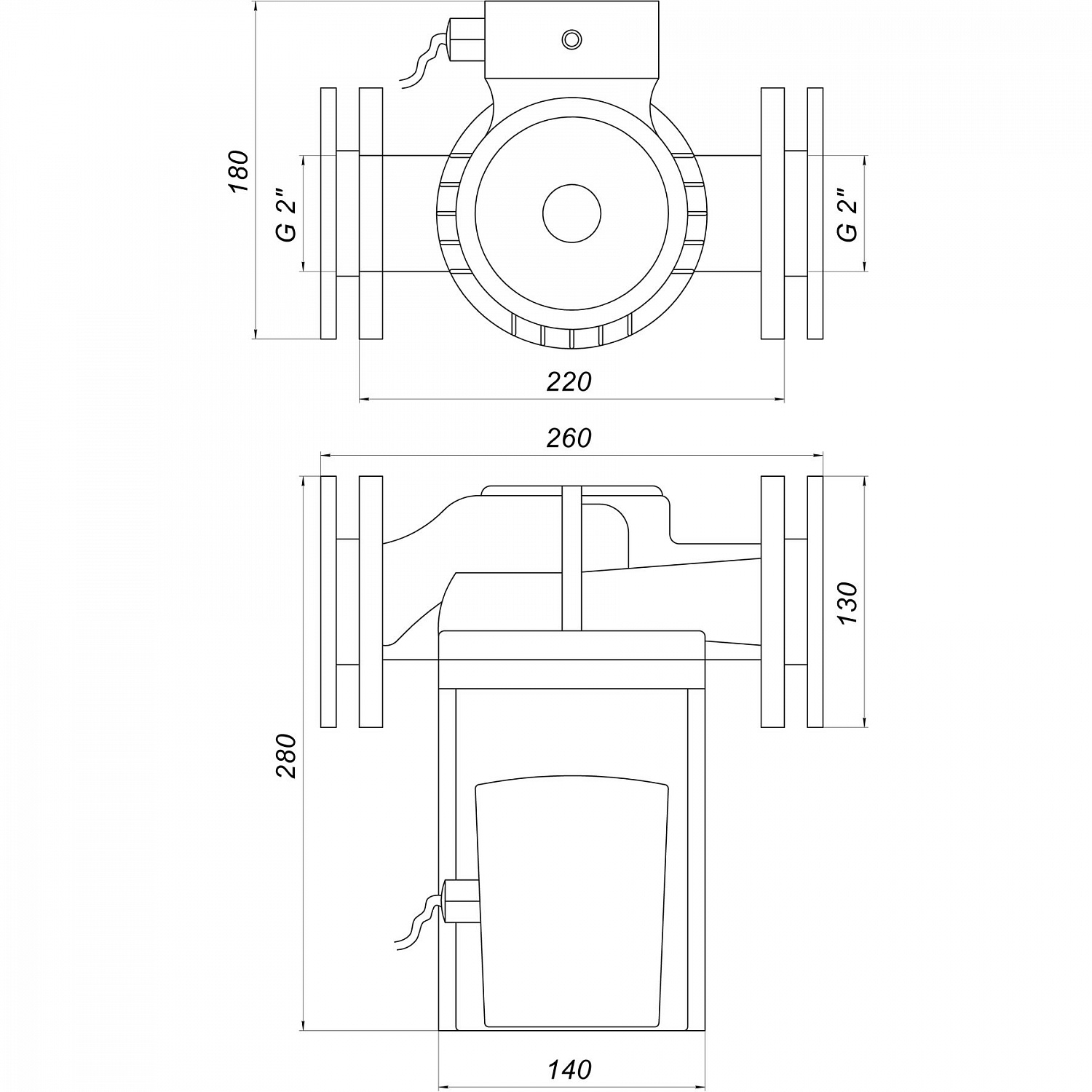 Насос циркуляційний фланцевий Optima OP50-180 245мм + кабель з вилкою в інтернет-магазині Yago