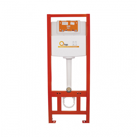 Набір Qtap інсталяція 3 в 1 Nest QT0133M425 з панеллю змиву лінійною QT0111M08V1091MB + унітаз з сидінням Swan QT16335178W