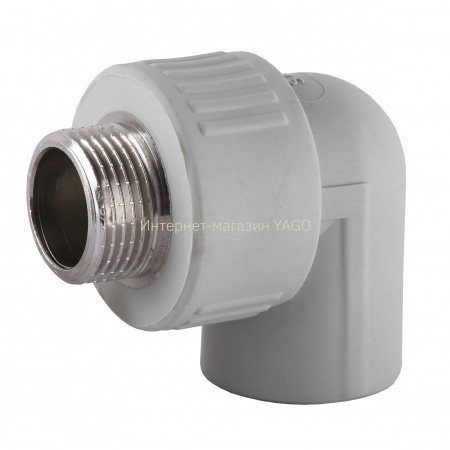 Кутник 90 зовнішня різьба Vsplast PPR ф20х1/2 ** 1010 в інтернет-магазині Yago