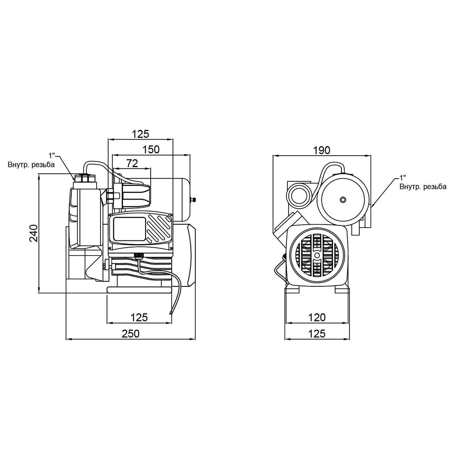 Насосна станція Thermo Alliance PZB450A 0,55 кВт в інтернет-магазині Yago