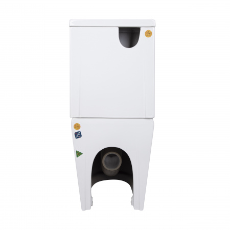 Унітаз підлоговий Qtap Jay Ultra Quiet з сидінням Soft-close 640x360x835 мм QT07222175TW White