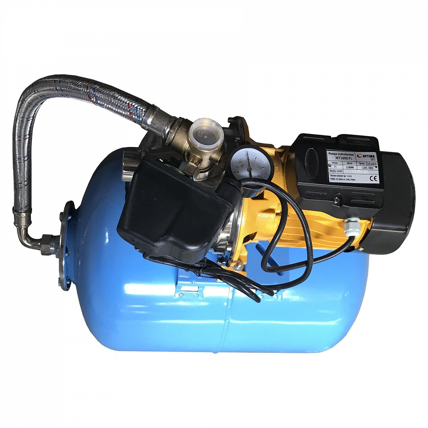 Насосна станція Optima JET100S-PL-50 1,1кВт нержавійка на гребінці в інтернет-магазині Yago