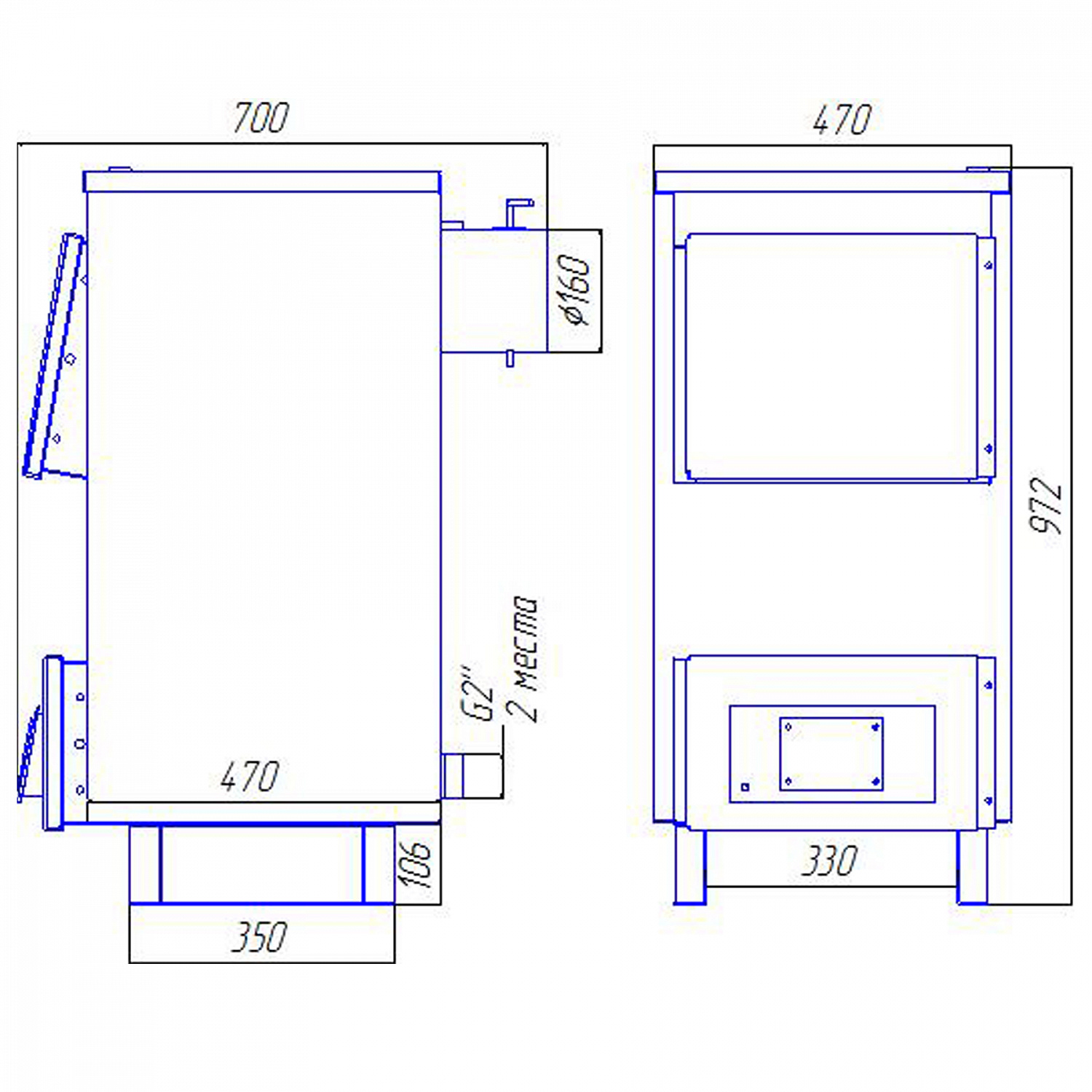 Твердопаливний котел Warmly Flame 14 кВт в інтернет-магазині Yago