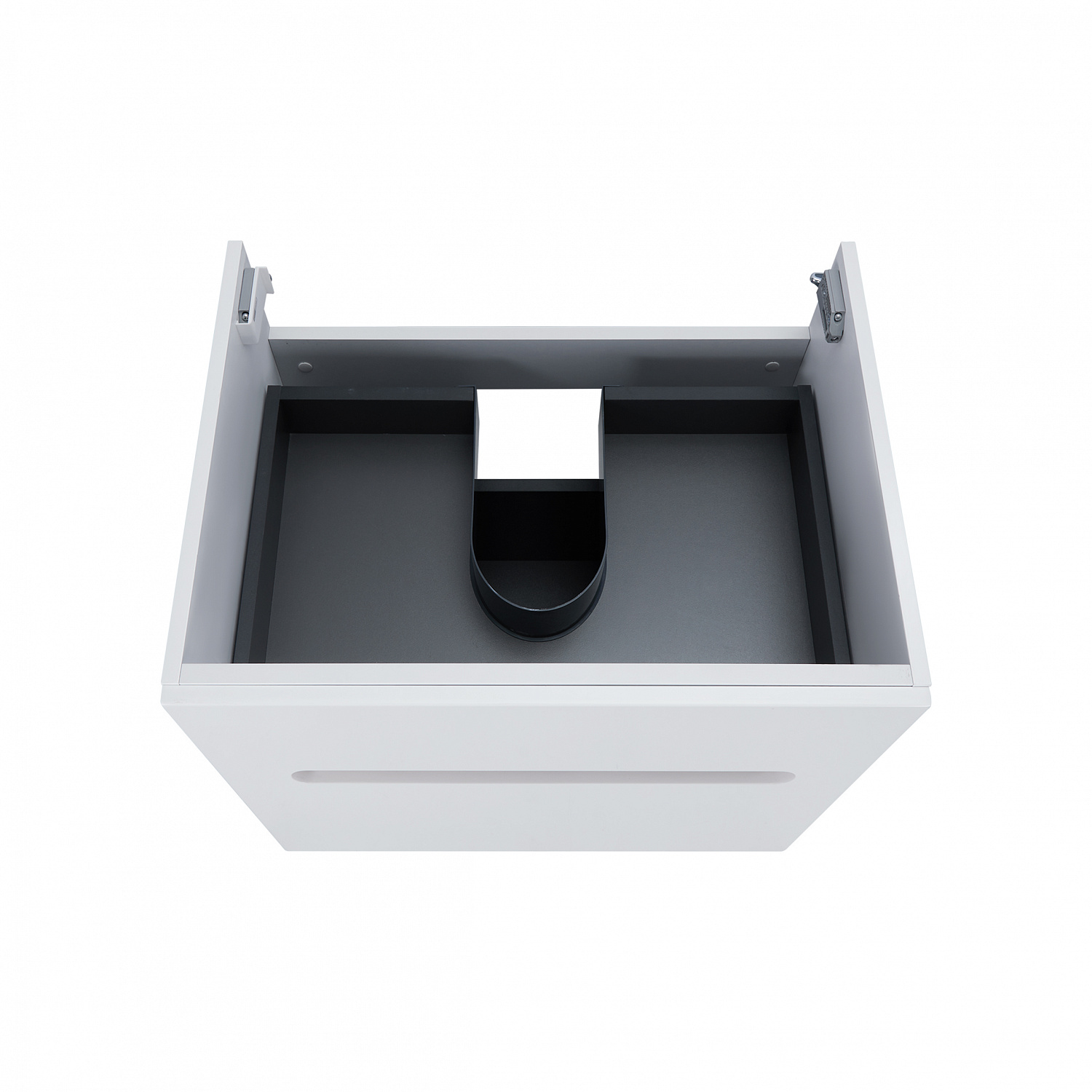 Тумба підвісна Qtap Virgo 600х580х437 White/Whitish oak QT1874TPА601W