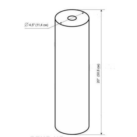 Картридж поліпропіленовий Bio+ systems PP-20L (20 мкм) BigBlue 20″ в інтернет-магазині Yago