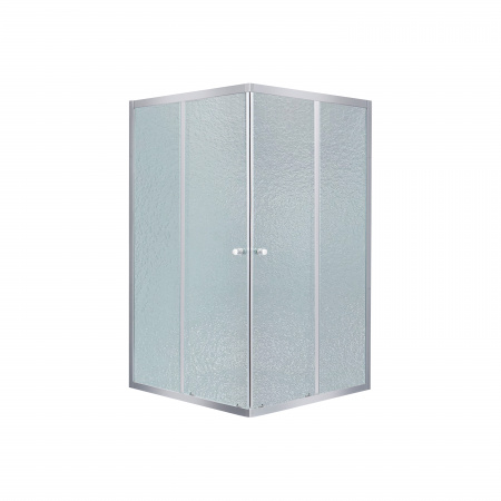 Душова кабіна Lidz Wawel SC90x90.SAT.LOW.FR, скло Frost 4 мм + Lidz Душовий піддон KAPIELKA ST90x90х14