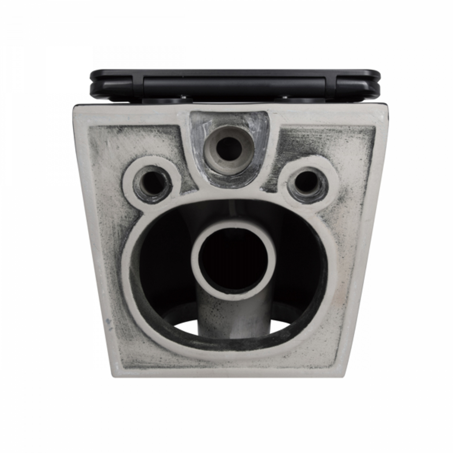 Унітаз підвісний Qtap Robin New Ultra Quiet безобідковий з сидінням Soft-close MATT BLACK QT13332381АSMB