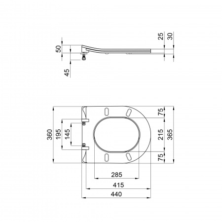 Сидіння для унітаза Qtap (Robin, Scorpio) з мікроліфтом Slim QT99U184UF450MB