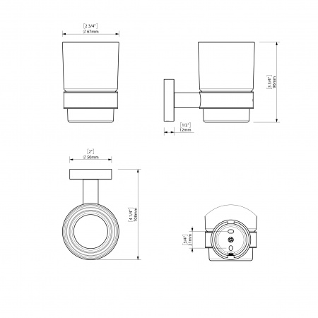 Набір аксесуарів для ванної SONIA ASTRAL KIT( 5 предметів)  183173
