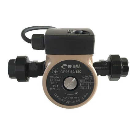 Насос циркуляційний Optima OP25-60 180мм + гайки + кабель з вилкою в інтернет-магазині Yago