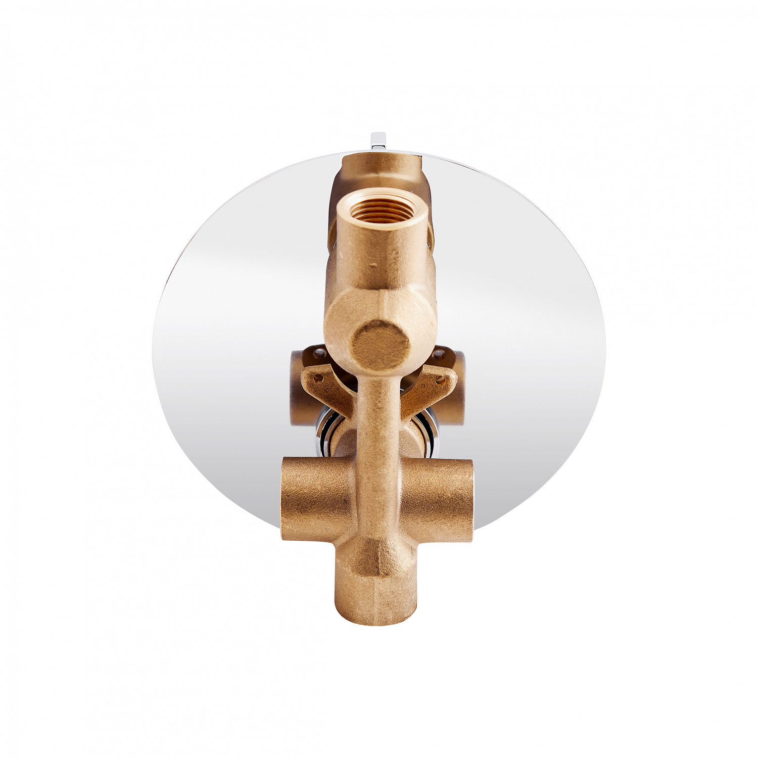 Змішувач для душу Qtap Kralovice прихованого монтажу на два споживача QTKRL6229103GC Chrome