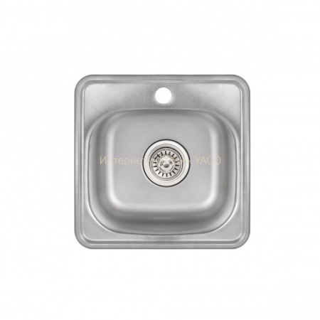 Кухонна мийка Lidz 3838 0,6 мм Satin (LIDZ3838POL06)