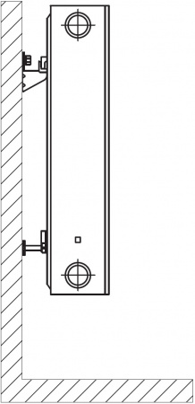 Радіатор сталевий панельний QUEEN THERM 22 бок 500х1000 в інтернет-магазині Yago