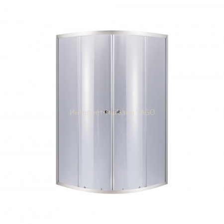 Душова кабіна Lidz Latwa SC80x80.SAT.MID.GR, скло тоноване 4 мм без піддона