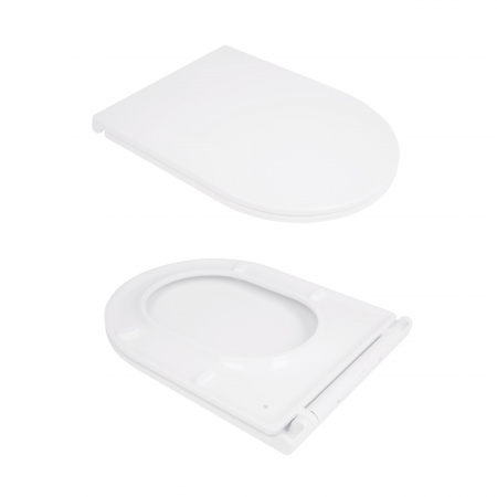 Унітаз підвісний Qtap Robin безобідковий з сидінням Soft-close QT13332141ERW