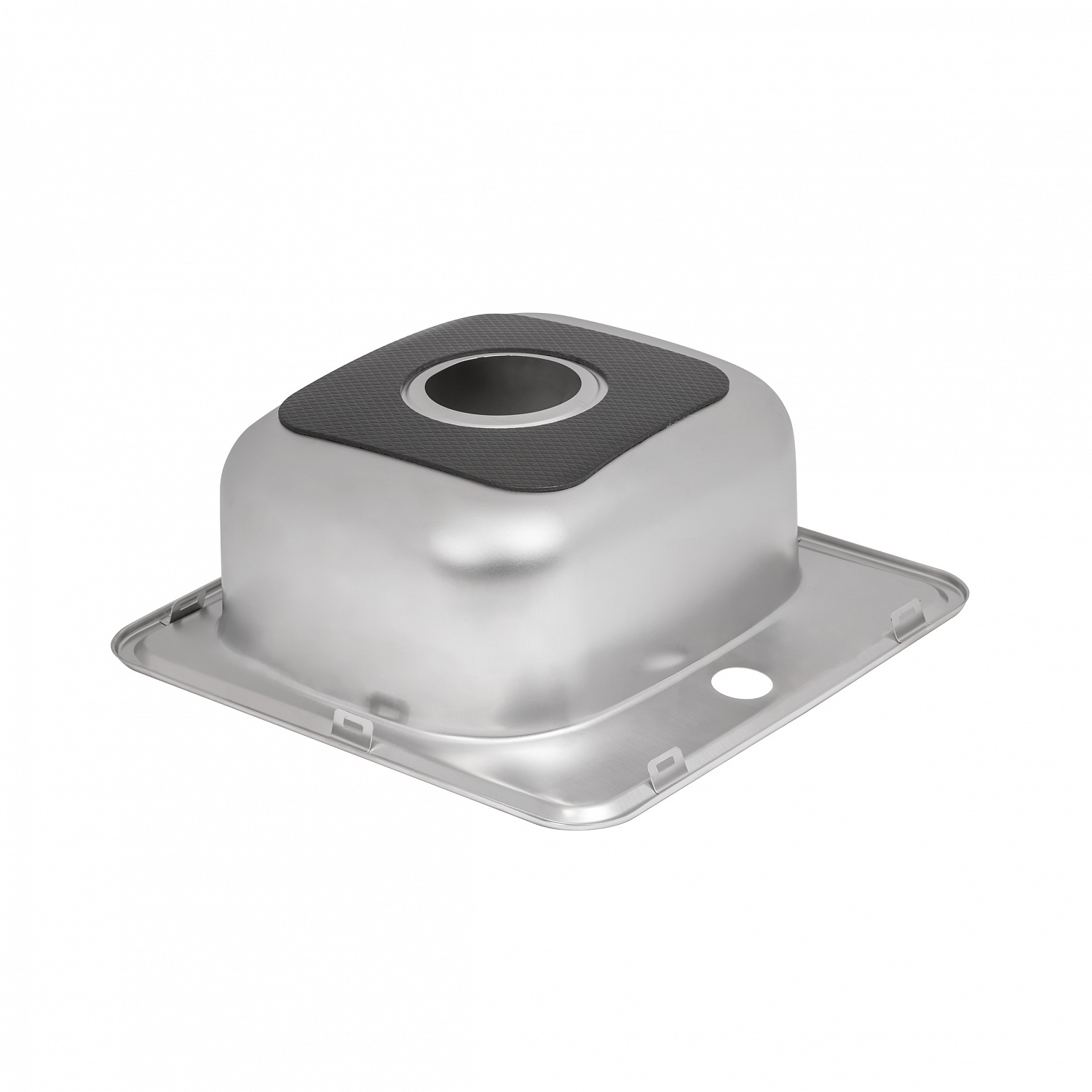 Кухонна мийка Lidz 3838 0,6 мм Satin (LIDZ3838POL06)