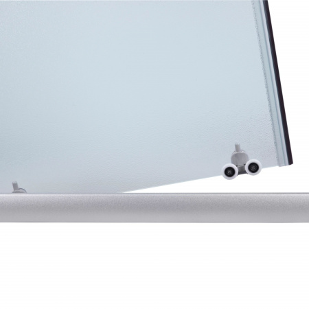 Душова кабіна Lidz Latwa SC90x90.SAT.MID.FR, скло Frost 4 мм без піддона