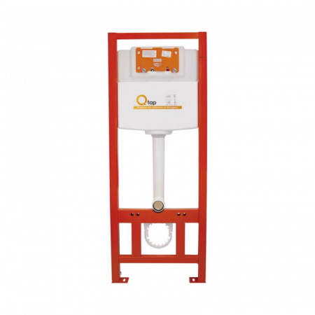 Готове рішення Qtap для ванної кімнати: підвісний унітаз Robin Ultra Quiet + комплект інсталяції Nest 4 в 1 (кругла клавіша Satin)