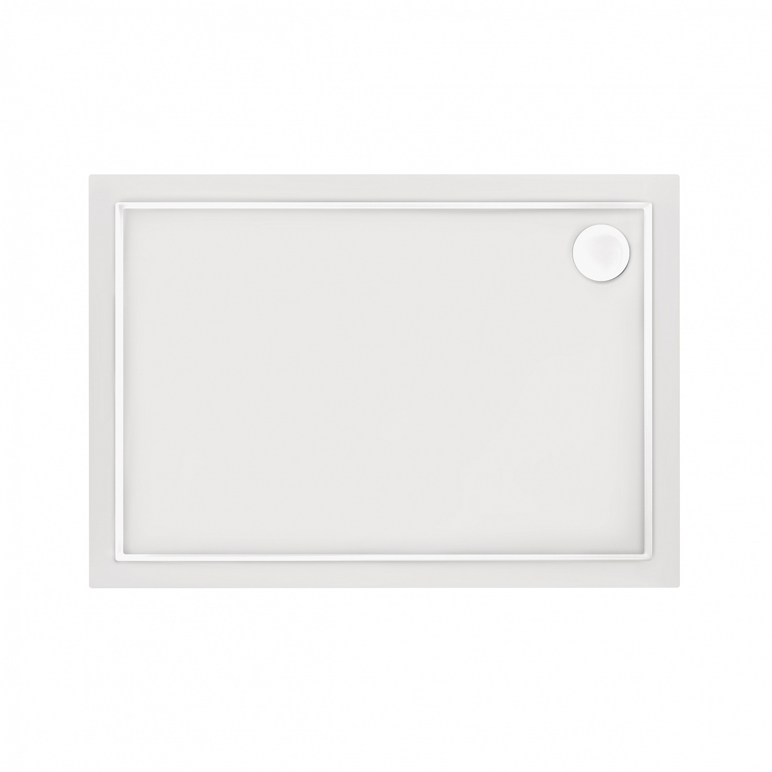 Душовий піддон Qtap Tern 3012812 120x80x12 см + сифон