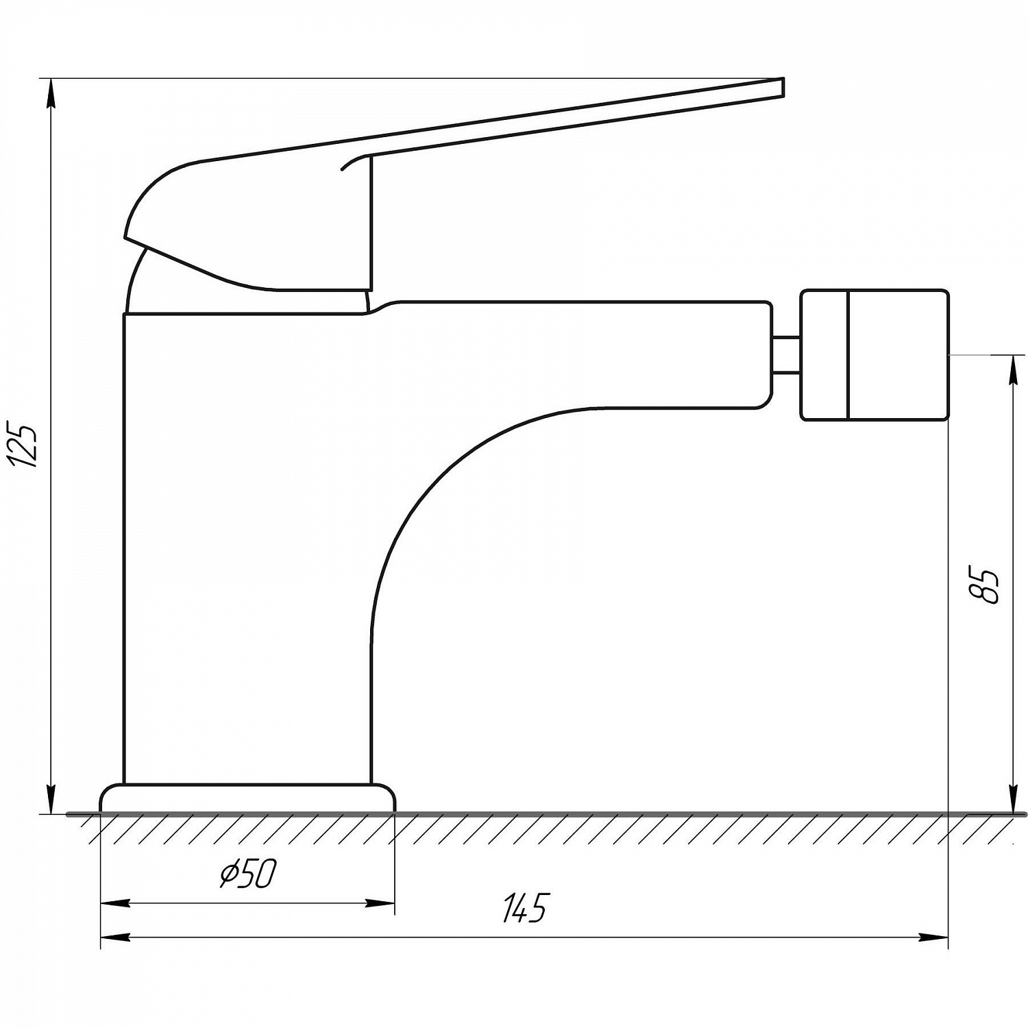 Змішувач для біде Globus Lux Koln GLK-0106