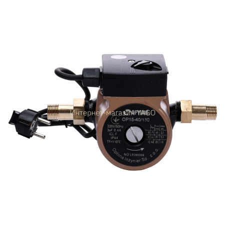 Насос циркуляційний Optima OP15-40 130мм + гайки, + кабель з вилкою в інтернет-магазині Yago