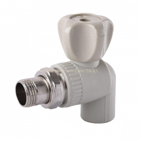Кран радіаторний кутовий Kalde PPR ф25x3/4  22015 в інтернет-магазині Yago