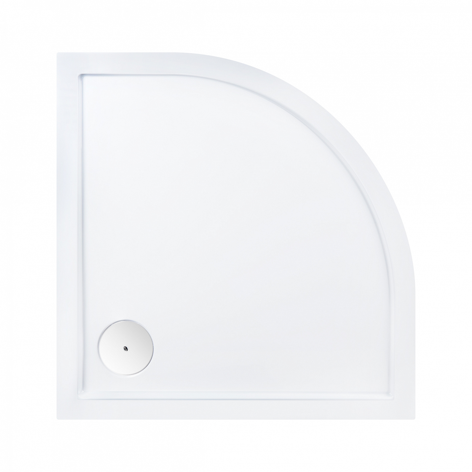 Душовий піддон Qtap Robin 309912C 90x90x12 см + сифон