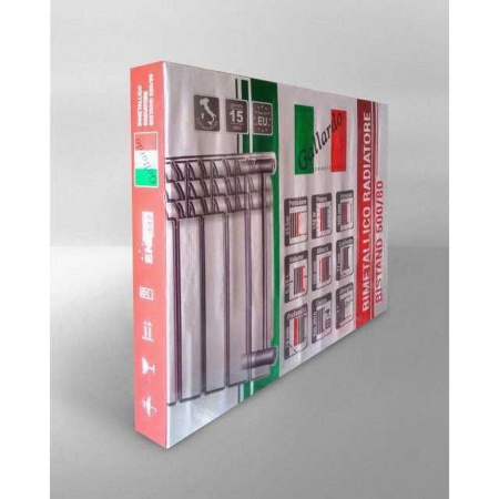 Радіатор біметалевий секційний GALLARDO BISTAND 500/80 (кратно 10) в інтернет-магазині Yago