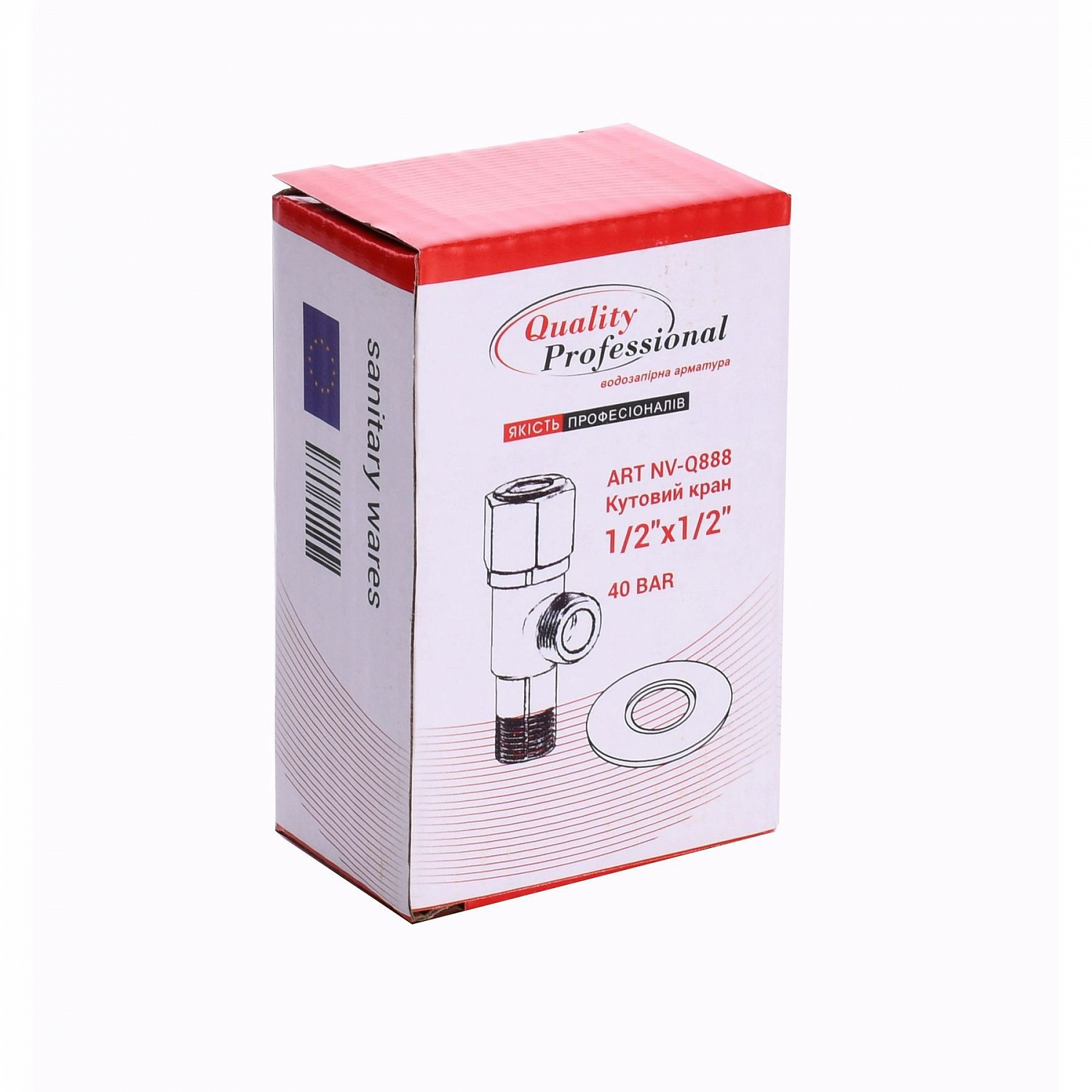 Кран кульовий кутовий Professional 1/2″х1/2″ NV-QP888 в інтернет-магазині Yago